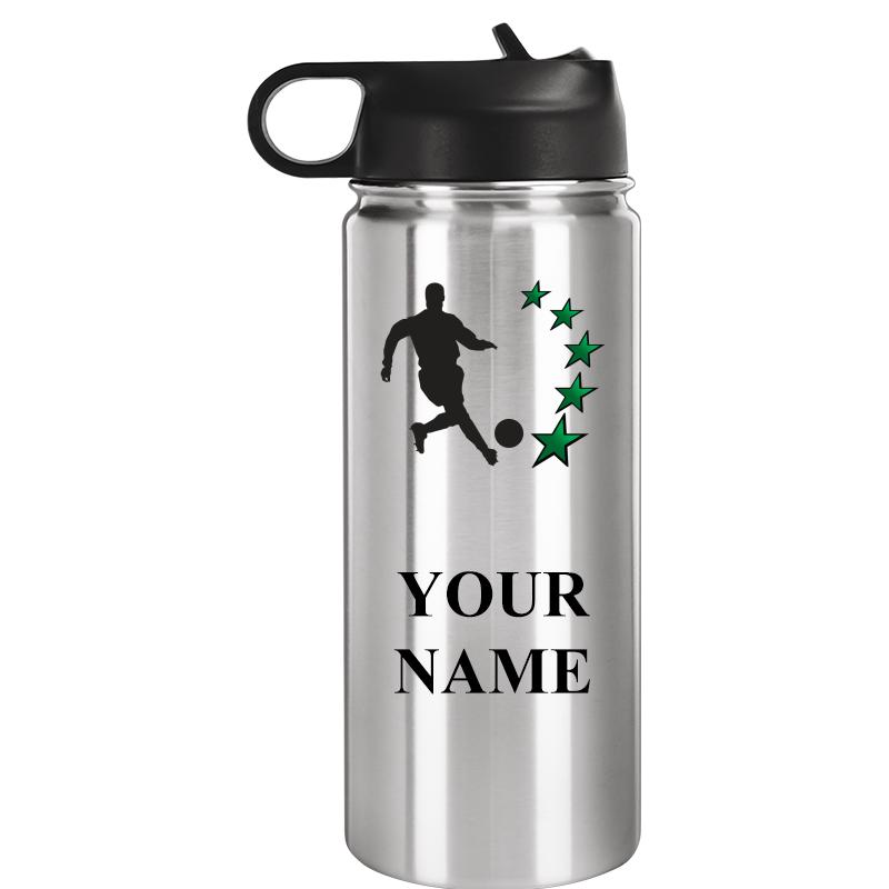 WATER BOTTLE 20OZ SILVER
