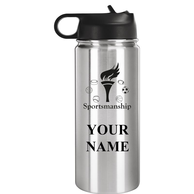 WATER BOTTLE 20OZ SILVER