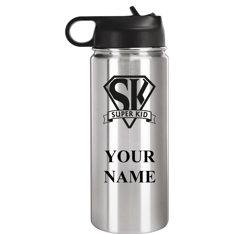 WATER BOTTLE 20OZ SILVER