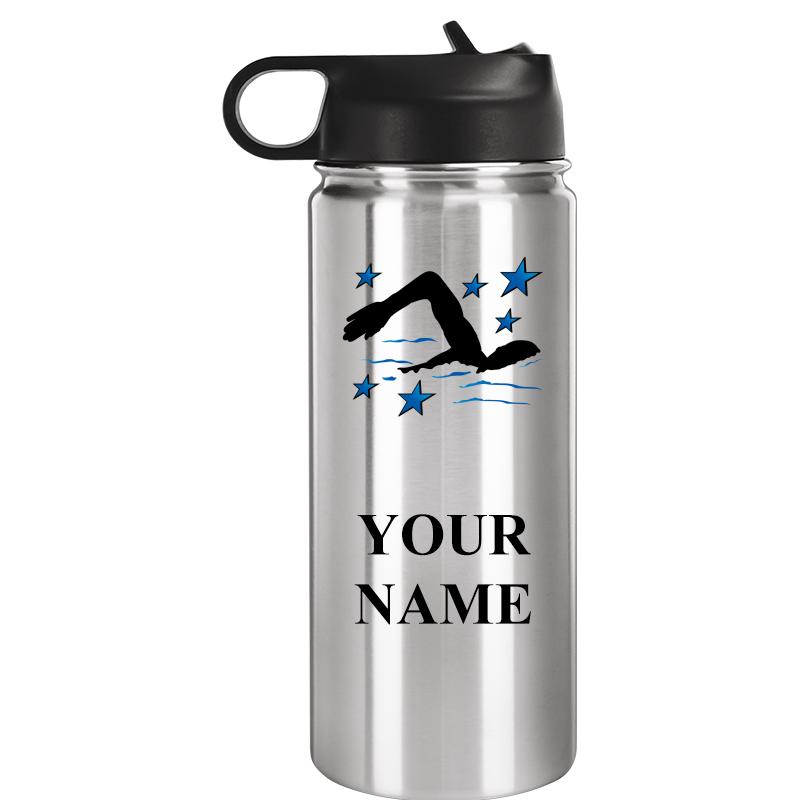 WATER BOTTLE 20OZ SILVER