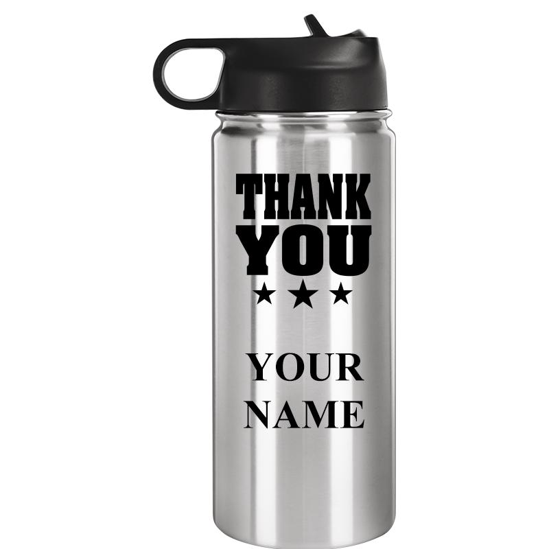 WATER BOTTLE 20OZ SILVER