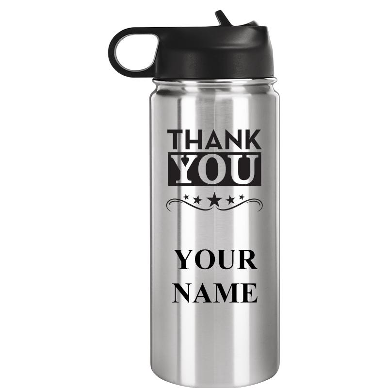WATER BOTTLE 20OZ SILVER
