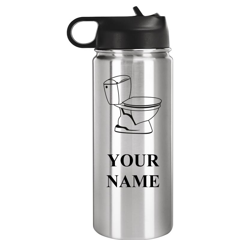 WATER BOTTLE 20OZ SILVER