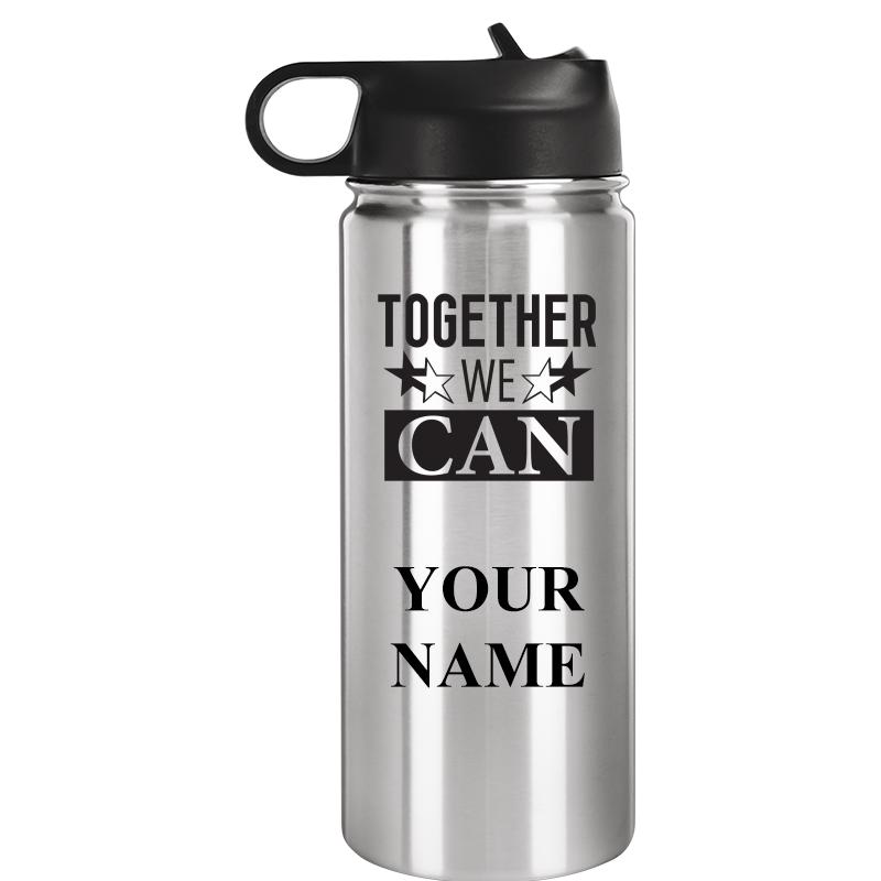 WATER BOTTLE 20OZ SILVER