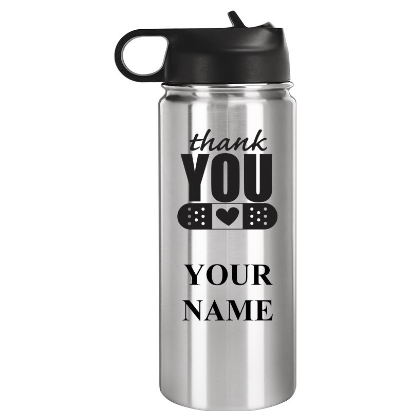 WATER BOTTLE 20OZ SILVER