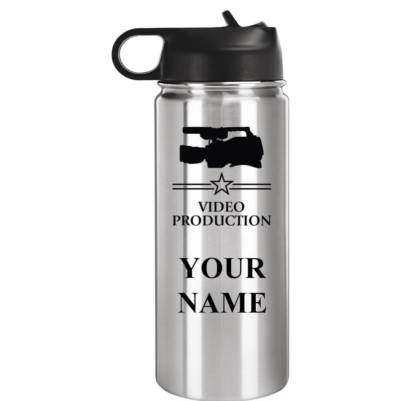 WATER BOTTLE 20OZ SILVER