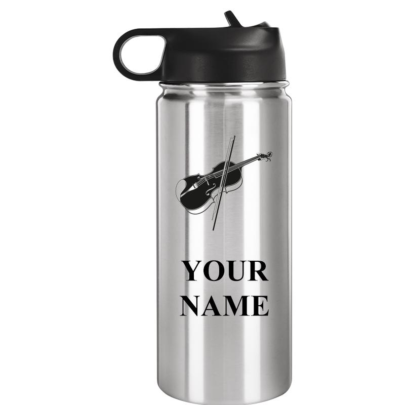 WATER BOTTLE 20OZ SILVER
