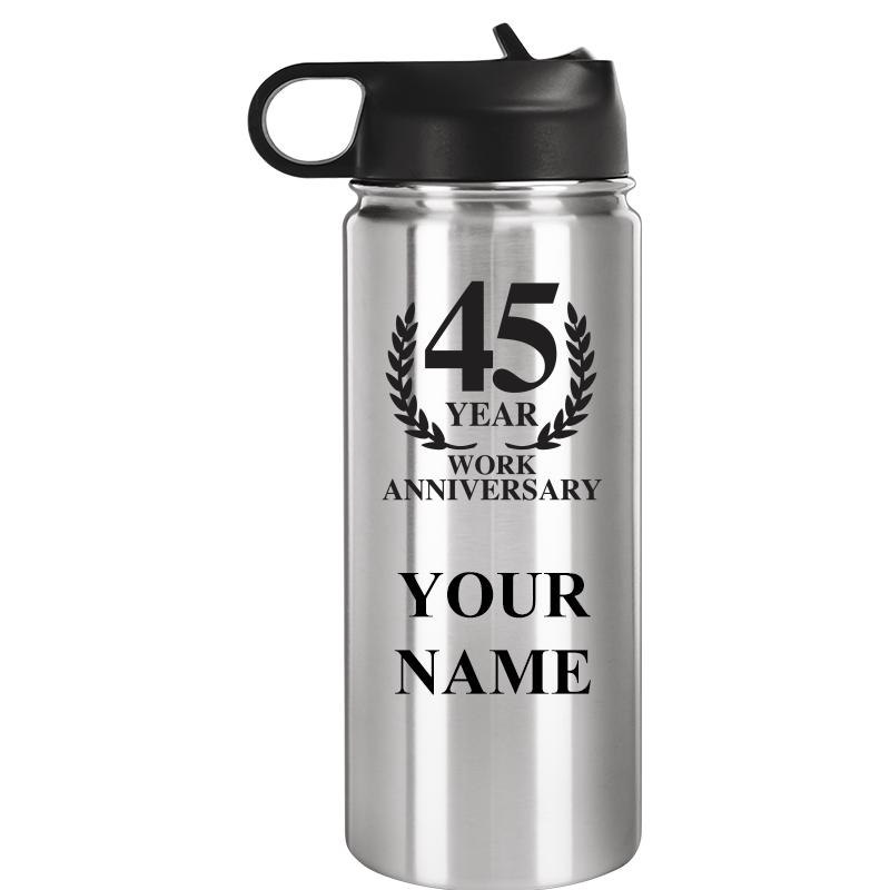 WATER BOTTLE 20OZ SILVER