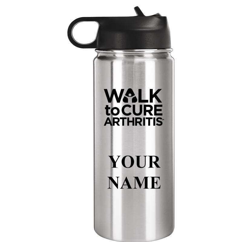 WATER BOTTLE 20OZ SILVER