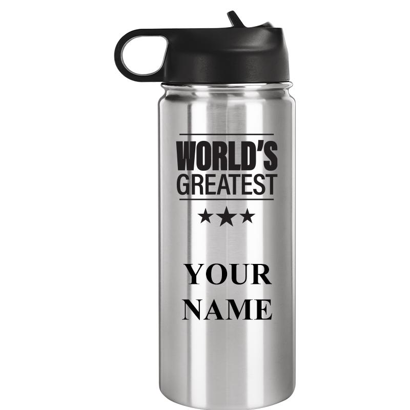 WATER BOTTLE 20OZ SILVER