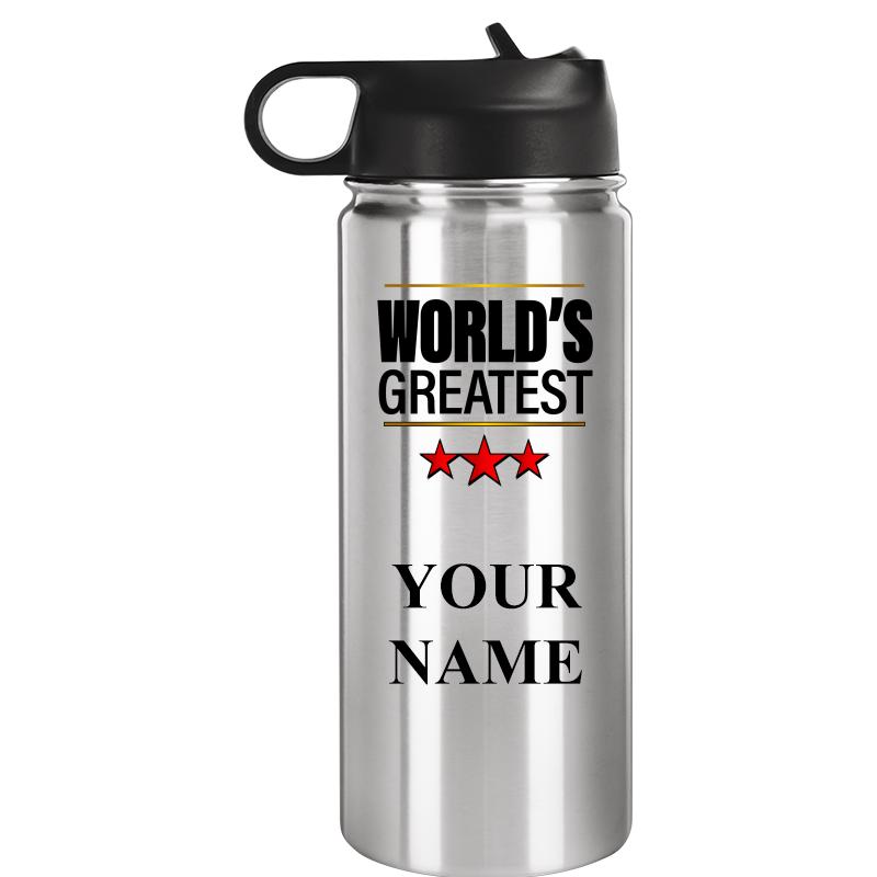WATER BOTTLE 20OZ SILVER