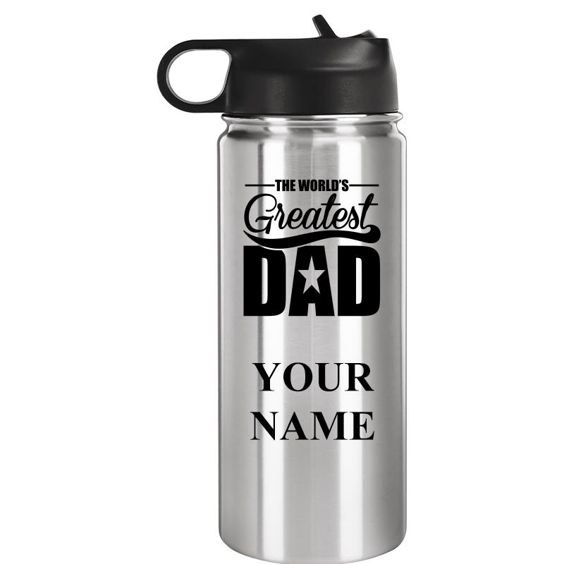 WATER BOTTLE 20OZ SILVER