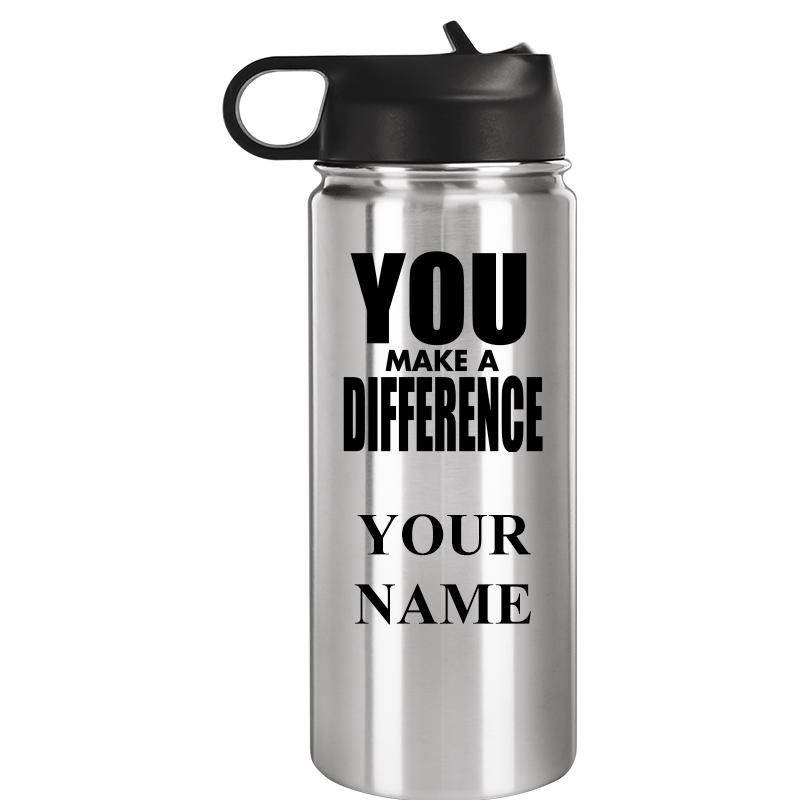 WATER BOTTLE 20OZ SILVER