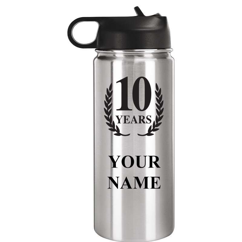 WATER BOTTLE 20OZ SILVER