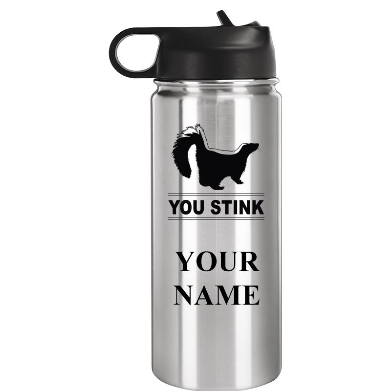 WATER BOTTLE 20OZ SILVER