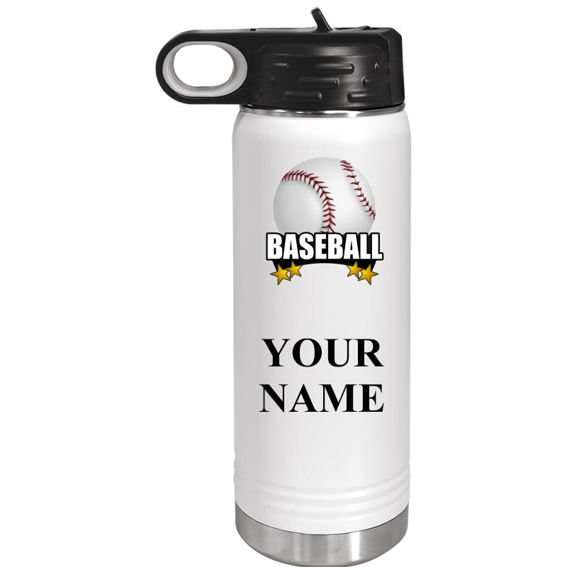 WATER BOTTLE 20OZ WHITE