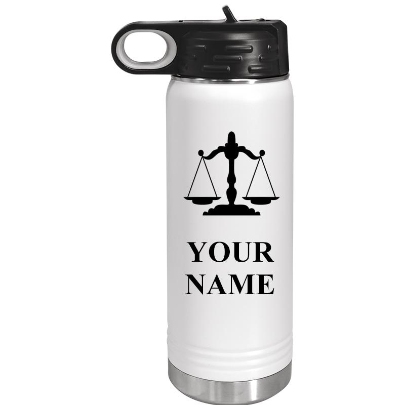 WATER BOTTLE 20OZ WHITE