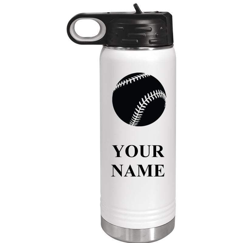WATER BOTTLE 20OZ WHITE