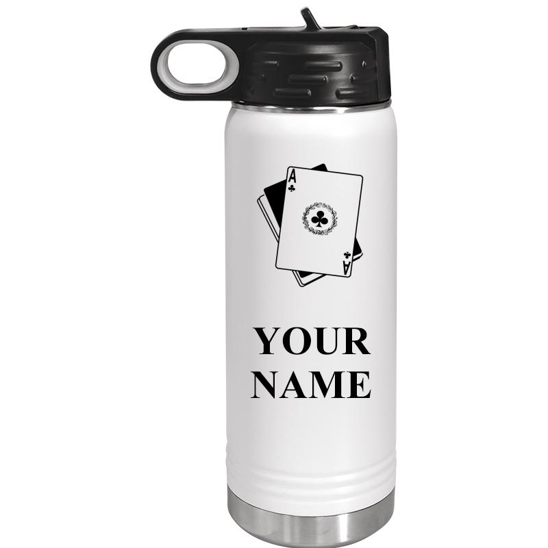 WATER BOTTLE 20OZ WHITE