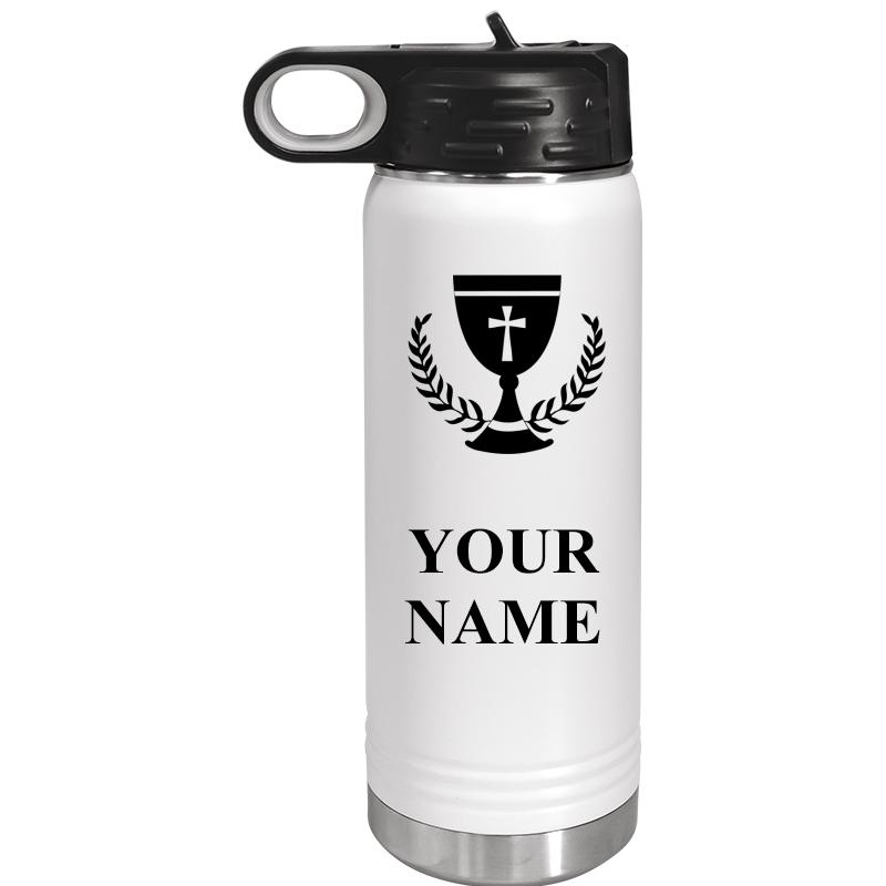 WATER BOTTLE 20OZ WHITE