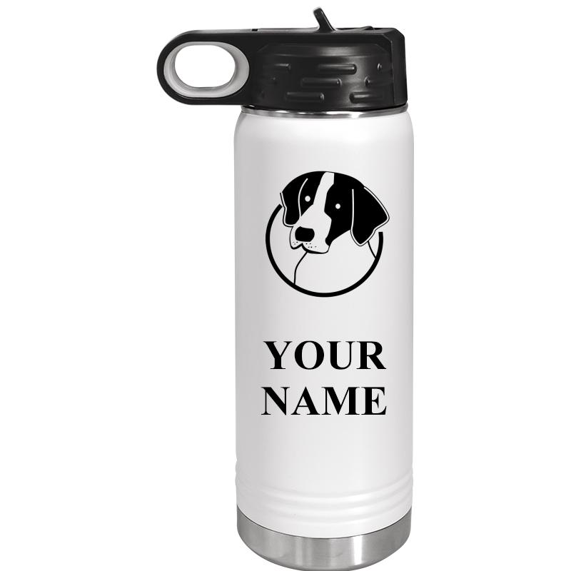 WATER BOTTLE 20OZ WHITE