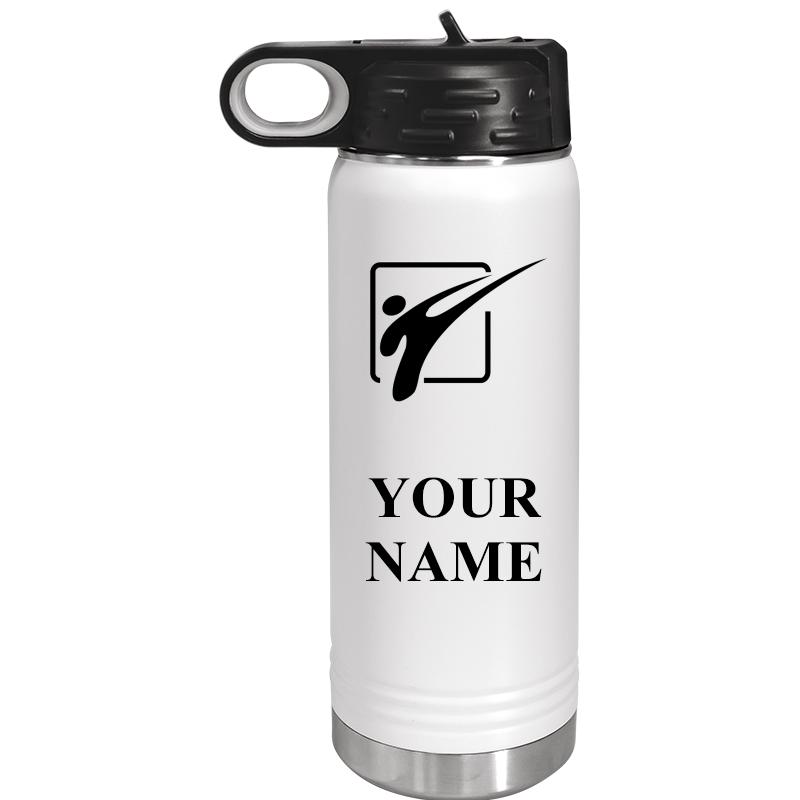 WATER BOTTLE 20OZ WHITE