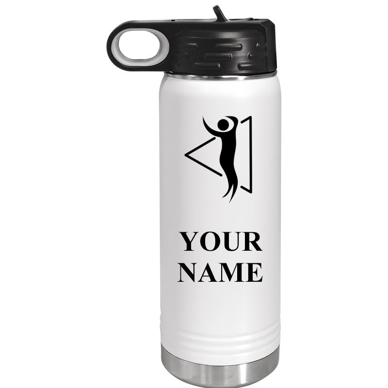 WATER BOTTLE 20OZ WHITE