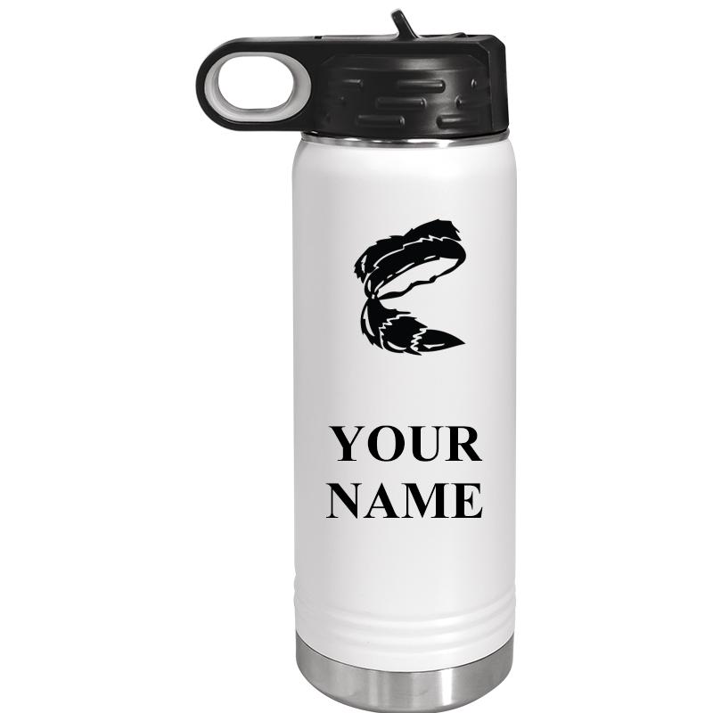 WATER BOTTLE 20OZ WHITE