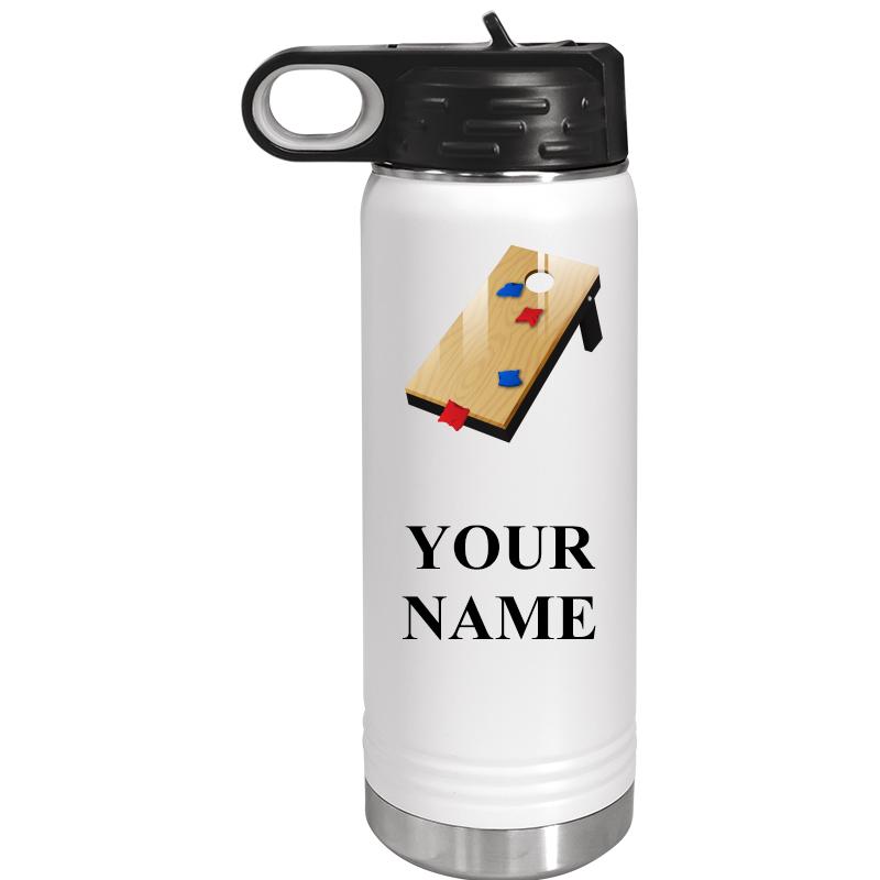 WATER BOTTLE 20OZ WHITE