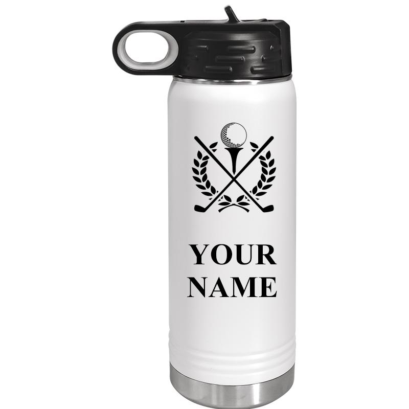 WATER BOTTLE 20OZ WHITE