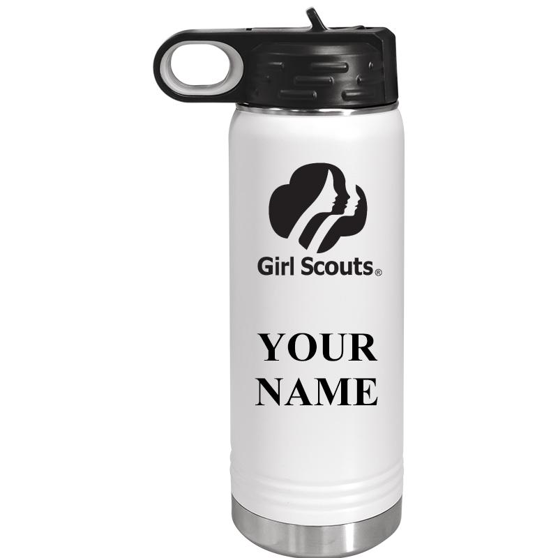 WATER BOTTLE 20OZ WHITE
