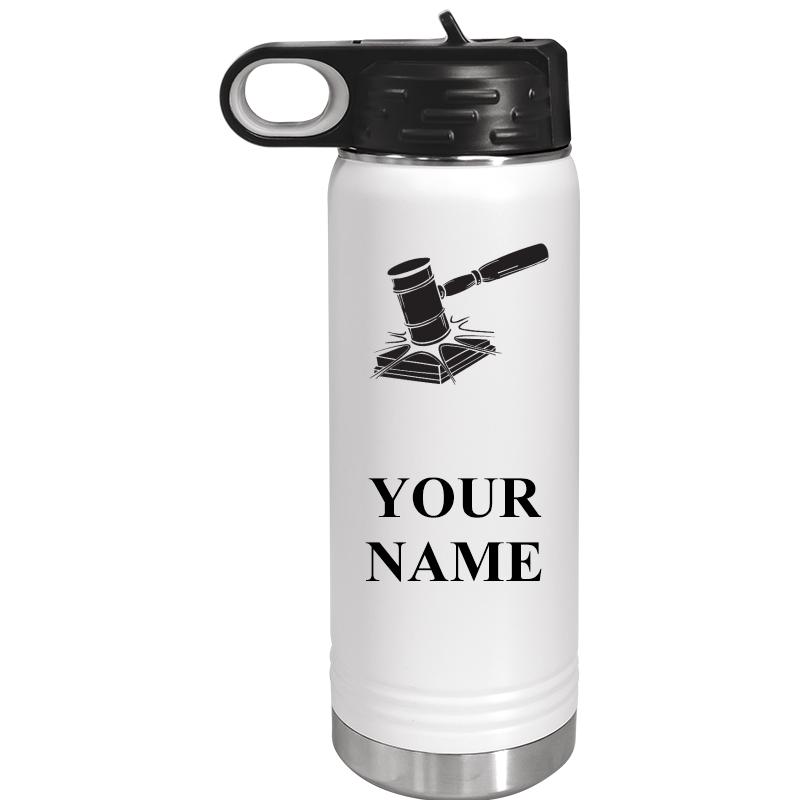 WATER BOTTLE 20OZ WHITE