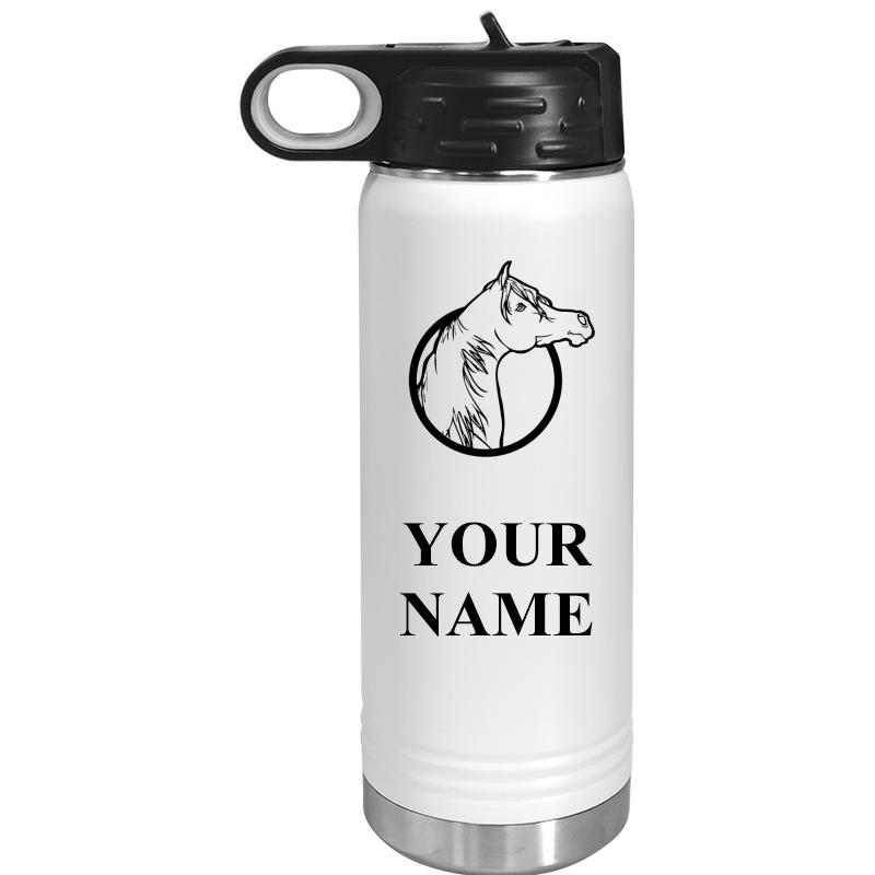 WATER BOTTLE 20OZ WHITE