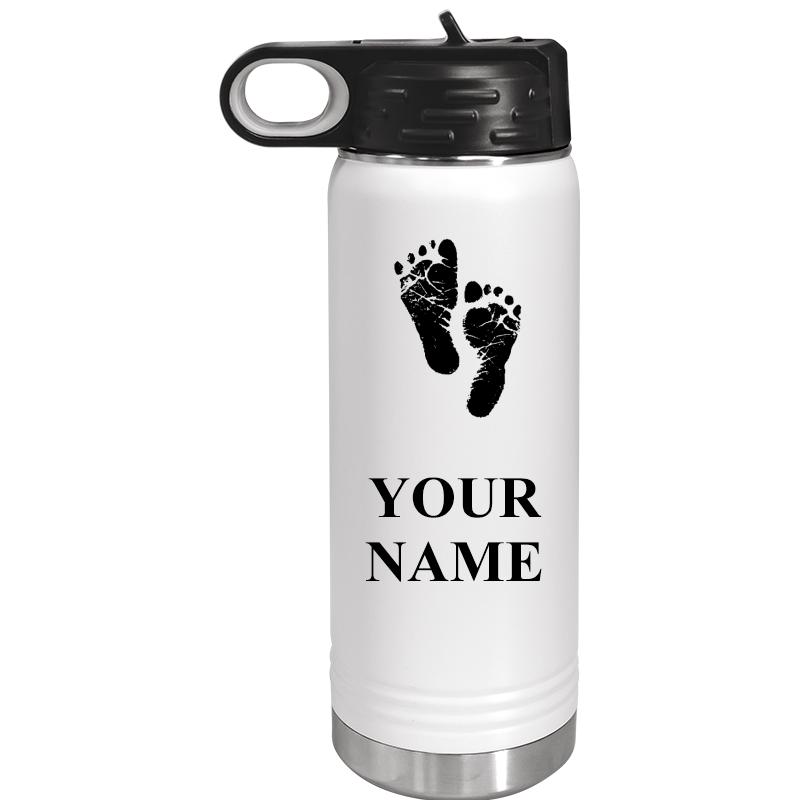 WATER BOTTLE 20OZ WHITE