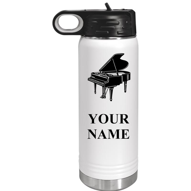 WATER BOTTLE 20OZ WHITE