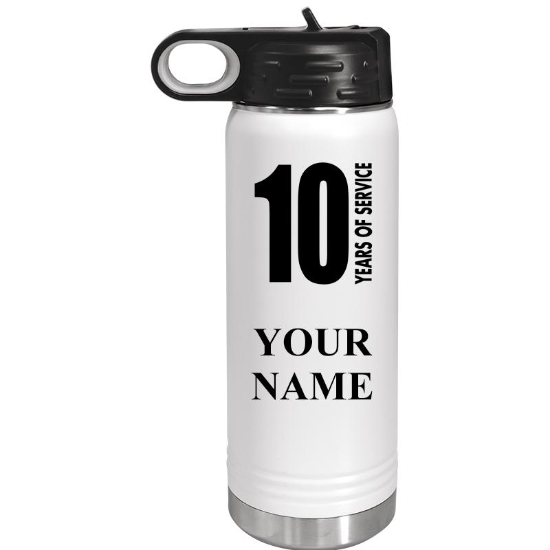 WATER BOTTLE 20OZ WHITE