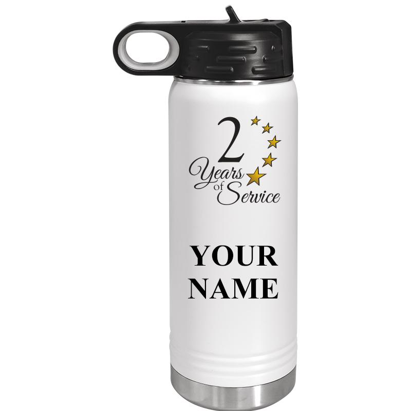 WATER BOTTLE 20OZ WHITE