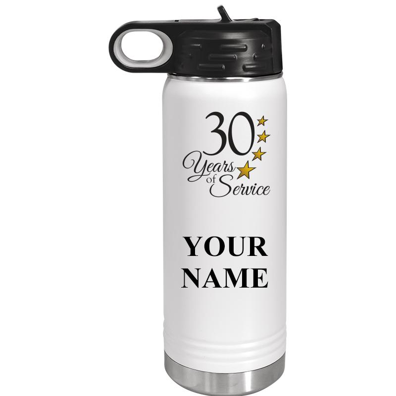 WATER BOTTLE 20OZ WHITE