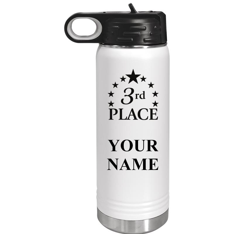 WATER BOTTLE 20OZ WHITE