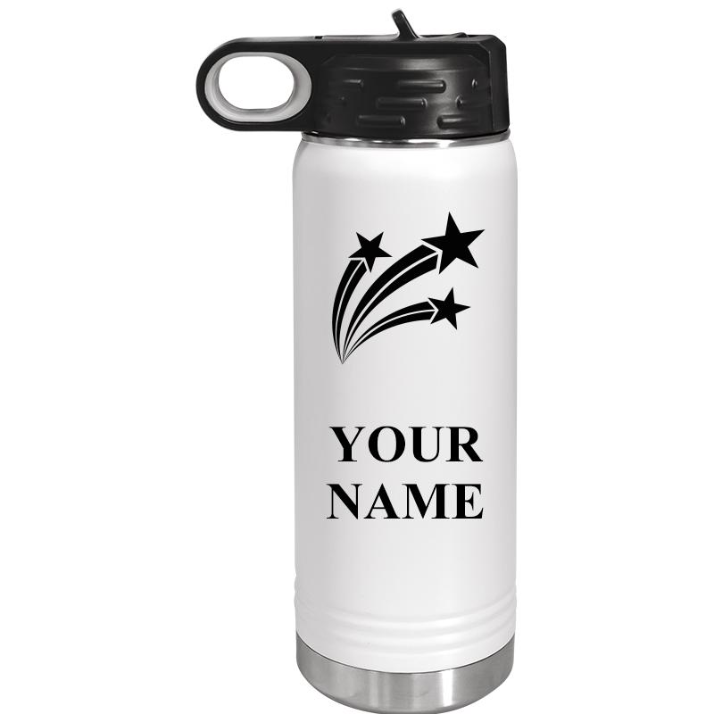 WATER BOTTLE 20OZ WHITE