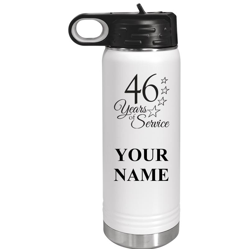 WATER BOTTLE 20OZ WHITE