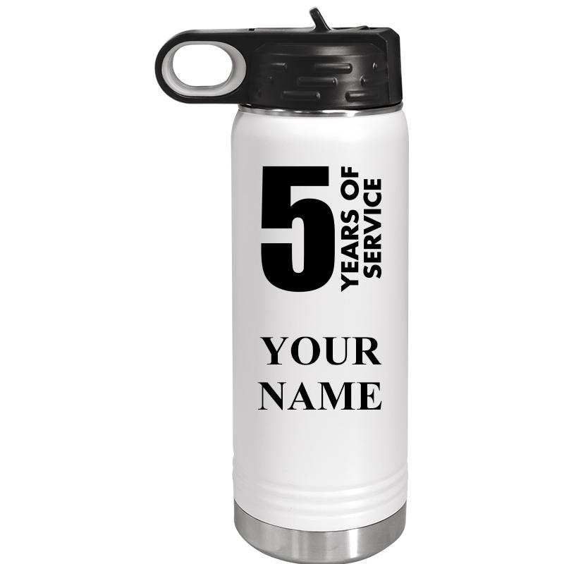 WATER BOTTLE 20OZ WHITE