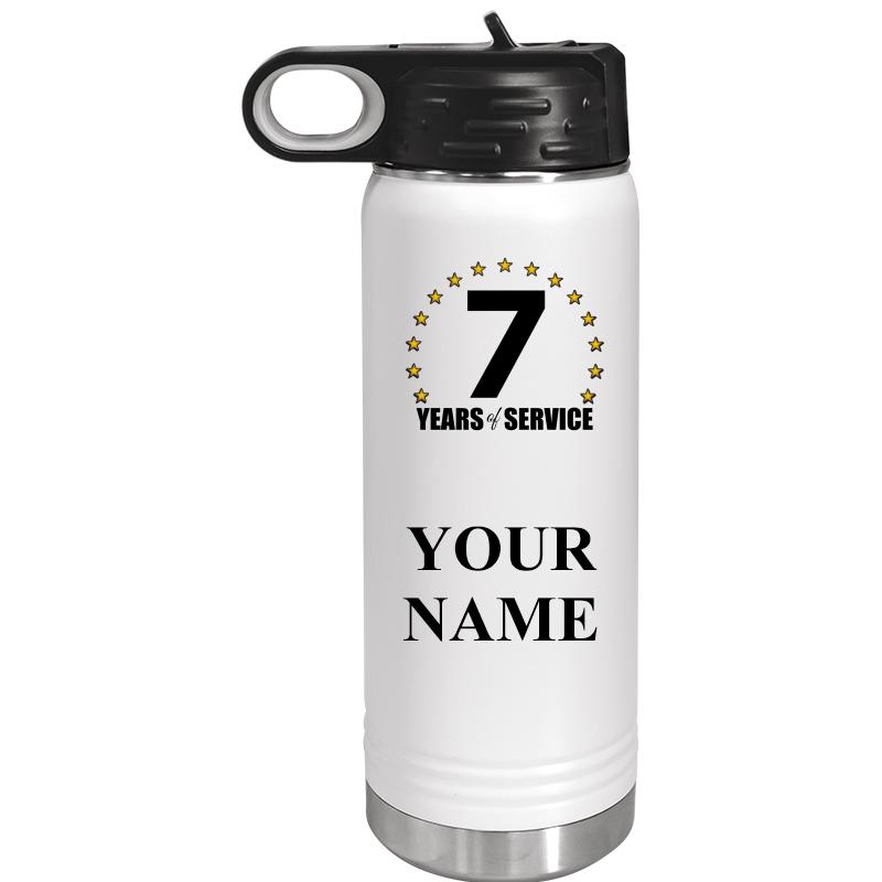 WATER BOTTLE 20OZ WHITE