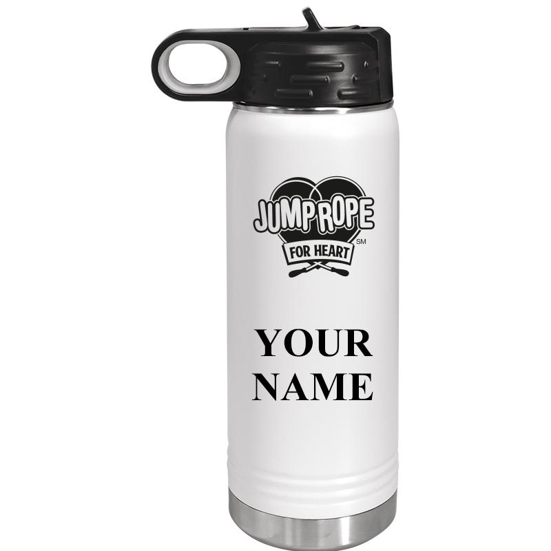 WATER BOTTLE 20OZ WHITE