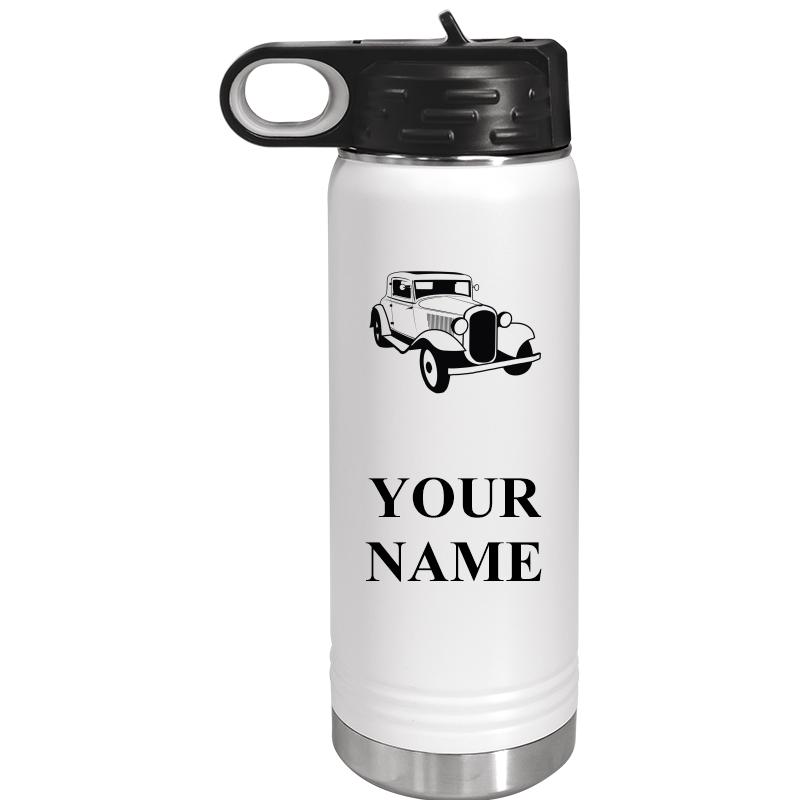 WATER BOTTLE 20OZ WHITE
