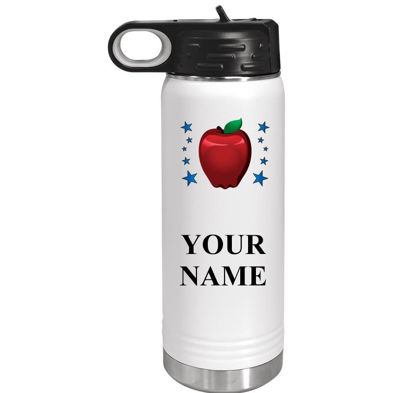 WATER BOTTLE 20OZ WHITE