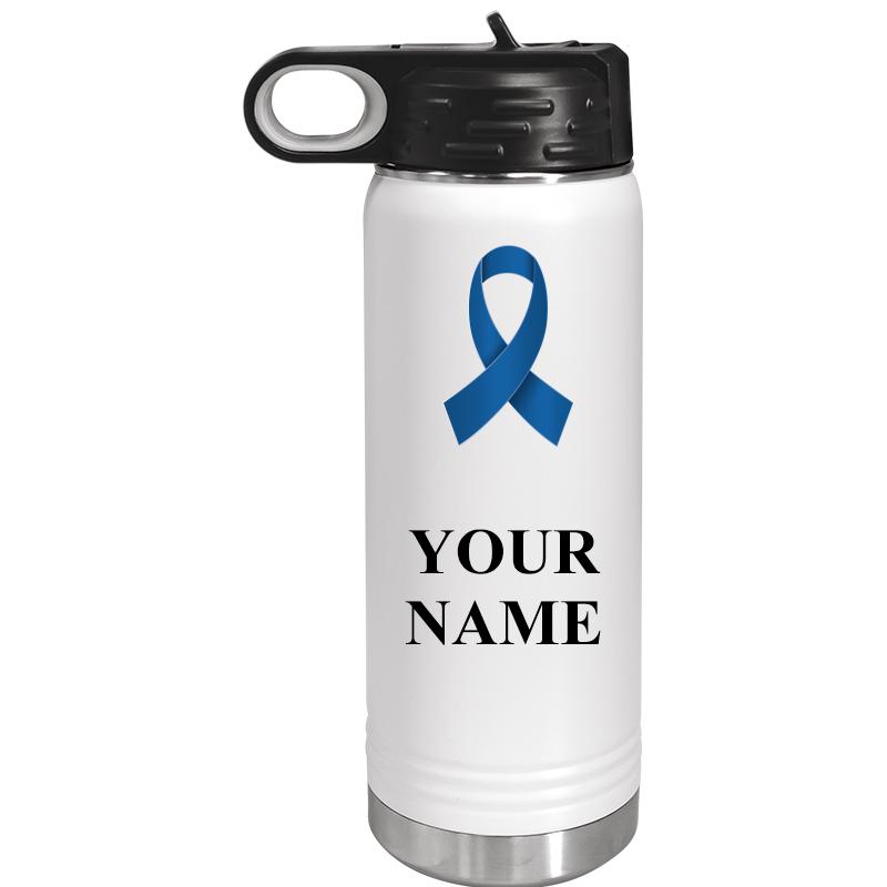 WATER BOTTLE 20OZ WHITE