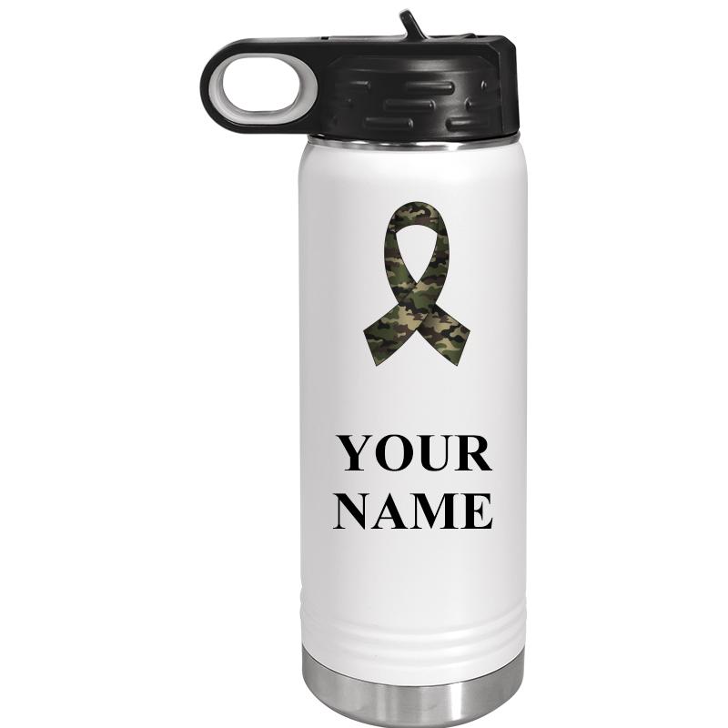 WATER BOTTLE 20OZ WHITE