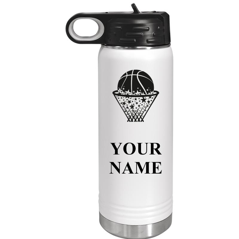 WATER BOTTLE 20OZ WHITE