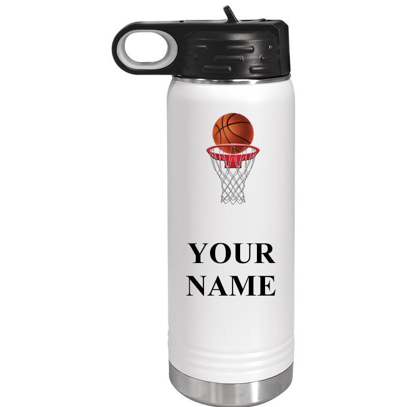 WATER BOTTLE 20OZ WHITE